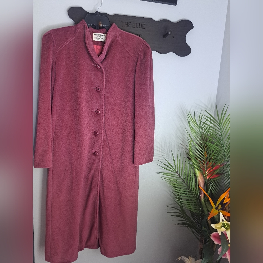 Kashmiracle by Wellington Fashions Vinatge Sz 10 Trench Coat Jacket  NEW